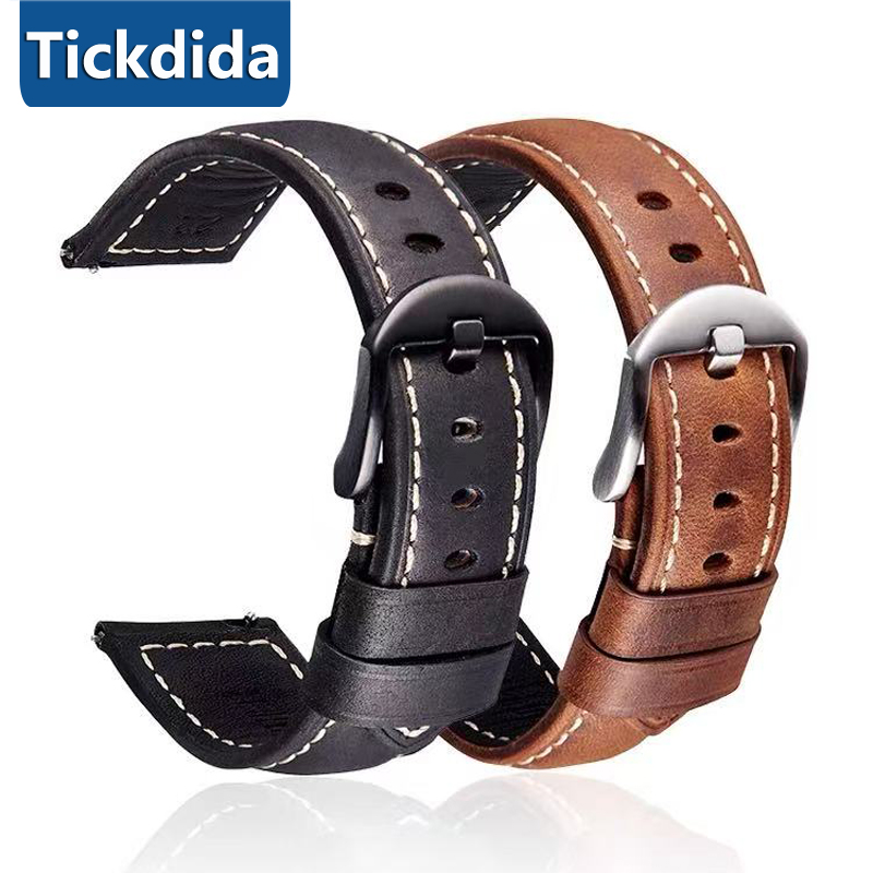 Leather Strap Quick Release - High Quality Genuine Leather Strap for