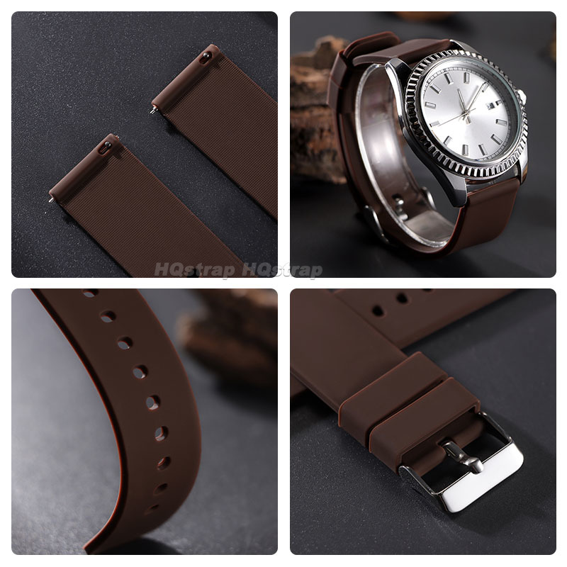 Silicone Strap 12mm 14mm 16mm  - Canvas Strap Watch recension och pris