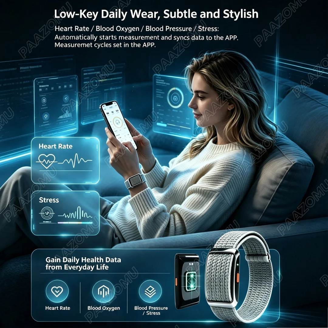 2026 New Screenless Health Fit - Canvas Strap Watch recension och pris