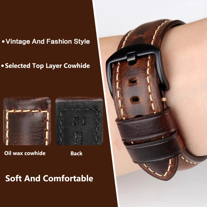High Quality Genuine Leather S - Leather Strap Quick Release recension och pris