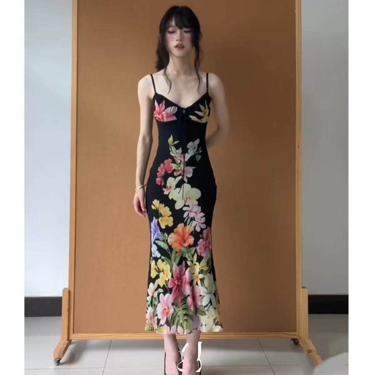 Retro Tropical Flower Halter D - Tropic Strap Vintage recension och pris