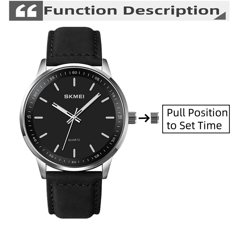 Skmei Original Brand Quartz Wa - Suede Strap Watch recension och pris